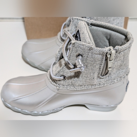 SPERRY, Saltwater Grey, Duck Boot, Size 11 - Picture 2 of 8